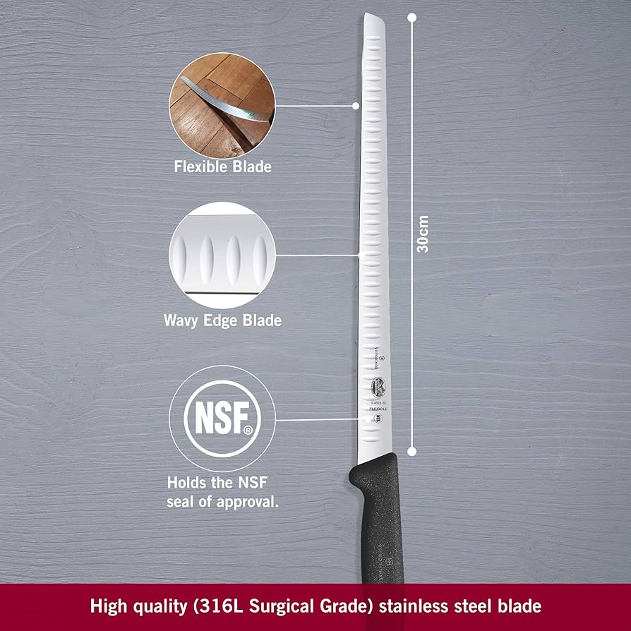 【✨新品✨】VICTORINOXプロフェッショナル サーモンナイフ 30cm Amazon｜VICTORINOX(ビクトリノックス) プロフェッショナル